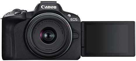 Câmera Canon EOS com tela articulada para fotos e vídeos de alta qualidade. Perfeita para criadores.