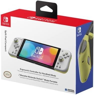 Controle Portátil HORI Split Pad Compact (Cinza Claro) - Licenciado Oficialmente Nintendo Controle Portátil HORI Split Pad Compact (Cinza Claro) - Licenciado Oficialmente Nintendo