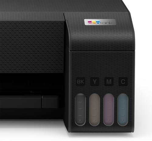         Impressora Epson EcoTank L1250 - Tanque de Tinta Colorida, Wi-Fi Direct, Comando de voz, Bivolt, Cor: Preto       