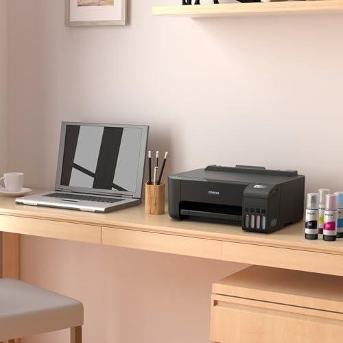 Impressora Epson EcoTank L1250 - Tanque de Tinta Colorida, Wi-Fi Direct, Comando de voz, Bivolt, Cor: Preto Impressora Epson EcoTank L1250 - Tanque de Tinta Colorida, Wi-Fi Direct, Comando de voz, Bivolt, Cor: Preto