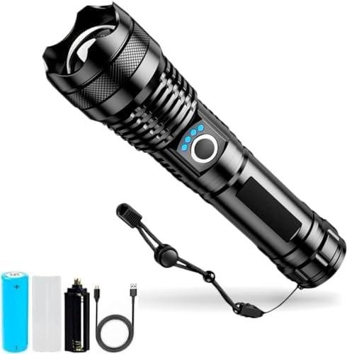 Lanterna Tática T9 Militar Super Potente Led Recarregável USB com Zoom Longo Alcance para Trilhas Sitio Fazenda Vigilante Lanterna Tática T9 Militar Super Potente Led Recarregável USB com Zoom Longo Alcance para Trilhas Sitio Fazenda Vigilante