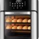 Forno elétrico de convecção com controle digital para assar e cozinhar alimentos de forma eficiente.