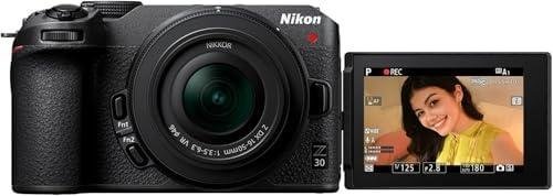         Nikon Z 30 com lente de zoom grande angular | Nossa câmera fotográfica/de vídeo sem espelho mais compacta e leve com lente zoom de 16-50 mm | Modelo Nikon USA       