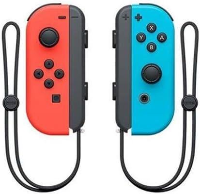 Nintendo, Controle Nintendo Switch, Joy-Con, Esquerdo e Direito, Versátil, Azul Neon e Vermelho Neon Nintendo, Controle Nintendo Switch, Joy-Con, Esquerdo e Direito, Versátil, Azul Neon e Vermelho Neon