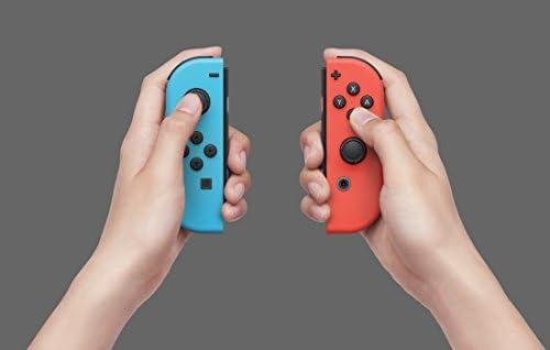 Nintendo, Controle Nintendo Switch, Joy-Con, Esquerdo e Direito, Versátil, Azul Neon e Vermelho Neon Nintendo, Controle Nintendo Switch, Joy-Con, Esquerdo e Direito, Versátil, Azul Neon e Vermelho Neon