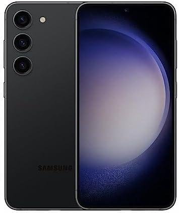 Smartphone Samsung Galaxy S21 com tela grande e câmera tripla de alta resolução.