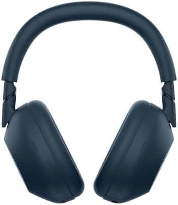 Fone de ouvido sem fio preto para música e chamadas.