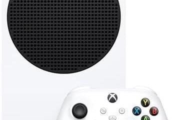 Controle Xbox Series X com alto-falante de áudio para jogos.