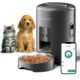 Alimentador inteligente para pets com câmera, Wi-Fi e controle pelo smartphone, ideal para cães e ga.