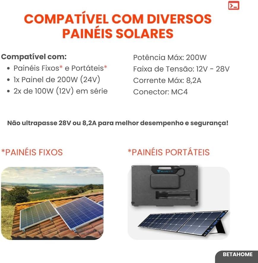 BLUETTI AC2P Estação de Energia Portátil | 300 W 230,4 Wh (220V) BLUETTI AC2P Estação de Energia Portátil | 300 W 230,4 Wh (220V)