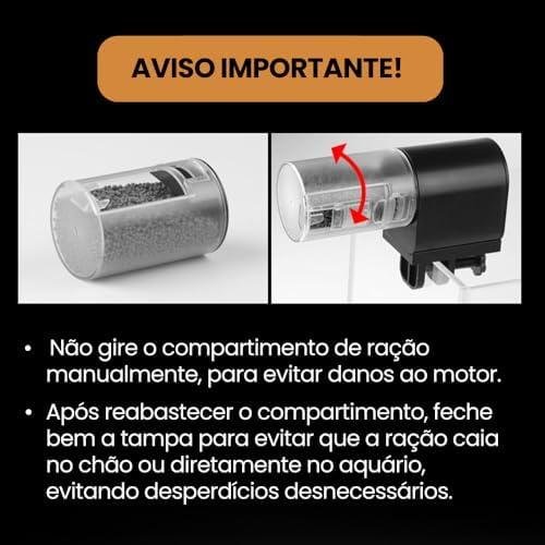 Alimentador Automático de Peixes Digital, 50g Capacidade Alimentador de Peixe com Temporizador para Aquario para Peixes Alimentador Automático de Peixes Digital, 50g Capacidade Alimentador de Peixe com Temporizador para Aquario para Peixes
