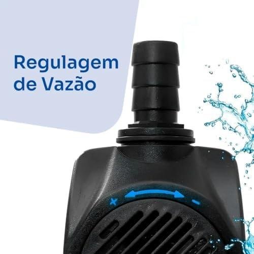 Bomba Submersa 2000L/h 2m Lagos Recalque Fontes Aquários Cascata Chafariz Motor Água Doce Salgada Marinho Fonte Hidroponia Aquaponia 220V Bomba Submersa 2000L/h 2m Lagos Recalque Fontes Aquários Cascata Chafariz Motor Água Doce Salgada Marinho Fonte Hidroponia Aquaponia 220V