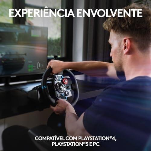         Volante e Pedais Logitech G29 Driving Force com Force Feedback para PS5, PS4, PS3 e PC       