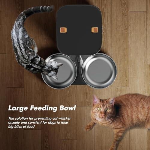 NEWPET Alimentador Automático Pet, 8L Comedouro para Caes Automaticodog Feeder,Comedouro Automático para Gatos, Até 50 Porções, 6 Refeições por Dia NEWPET Alimentador Automático Pet, 8L Comedouro para Caes Automaticodog Feeder,Comedouro Automático para Gatos, Até 50 Porções, 6 Refeições por Dia