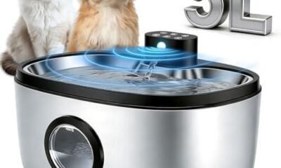 Lavadora de água portátil 5L com filtro inteligente para pets e uso doméstico.