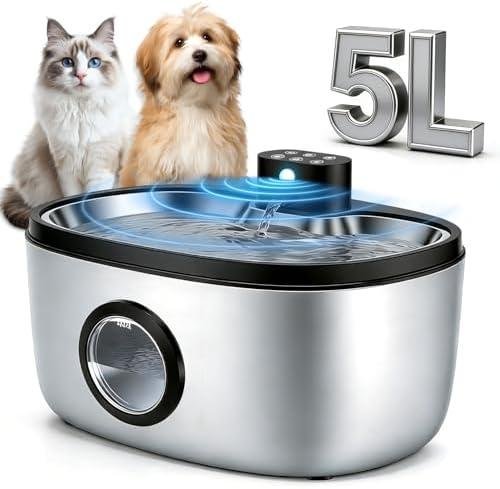 Lavadora de água portátil 5L com filtro inteligente para pets e uso doméstico.