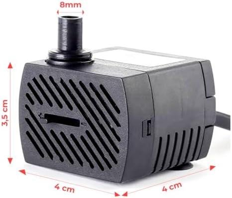 Bomba Submersa para Aquário, Fontes e Bebedouros Pet – Bivolt, 200 L/H, Silenciosa, Econômica e com Elevação de até 60cm Bomba Submersa para Aquário, Fontes e Bebedouros Pet – Bivolt, 200 L/H, Silenciosa, Econômica e com Elevação de até 60cm