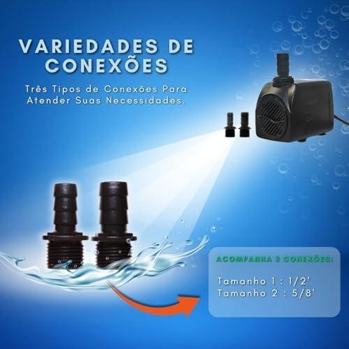 Bomba Submersa PL-204 para Aquários e Fontes - 2000 L/H, Silenciosa, Ideal para Uso Contínuo (110v) Bomba Submersa PL-204 para Aquários e Fontes - 2000 L/H, Silenciosa, Ideal para Uso Contínuo (110v)