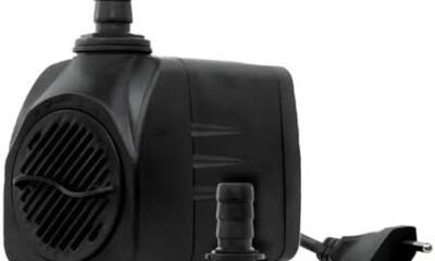 Bomba de circulação de água para aquários, compacta e eficiente, ideal para manter a água limpa e ox.