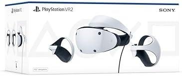 Óculos de realidade virtual PlayStation VR2 da Sony, compatível com PS5, para experiências imersivas.