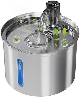 Centrífuga de bancada de aço inox com visor de nível de água e controle de velocidade.