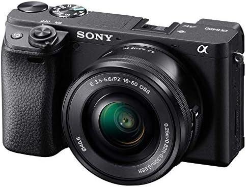 Câmera Sony Alpha com lente de alta qualidade, ideal para fotografia e vídeos profissionais, com rec.