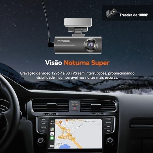 DDPAI N1 Dual Câmera Veicular Frontal Traseira 1296P1080P, Dachcam com WiFi, Câmera para Carro com Aplicativo, Supercapacitor, Visão Noturna, Gravação em Loops, Estacionamento 24H (Sem Cartão SD) DDPAI N1 Dual Câmera Veicular Frontal Traseira 1296P1080P, Dachcam com WiFi, Câmera para Carro com Aplicativo, Supercapacitor, Visão Noturna, Gravação em Loops, Estacionamento 24H (Sem Cartão SD)