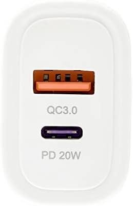 Carregador de Parede Ultra Rápido com 1 Saída USB-C Power Delivery 20W 1 Saída USB-A 18W I2GO - i2GO PRO, Branco Carregador de Parede Ultra Rápido com 1 Saída USB-C Power Delivery 20W 1 Saída USB-A 18W I2GO - i2GO PRO, Branco