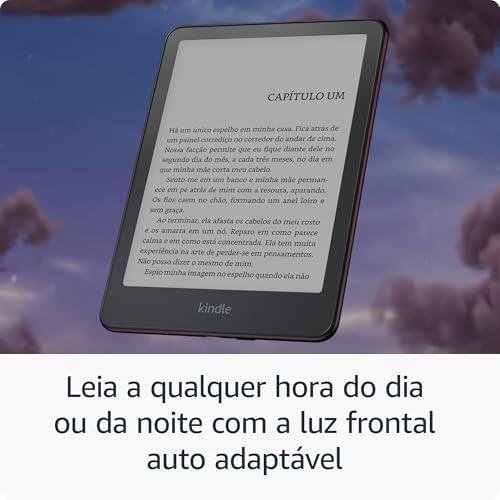 Kindle Paperwhite Signature Edition 32 GB (Geração mais recente) - O Kindle mais rápido já lançado, com luz frontal autoadaptável, carregamento sem fio e bateria que dura semanas - Cor Preta Metálica Kindle Paperwhite Signature Edition 32 GB (Geração mais recente) - O Kindle mais rápido já lançado, com luz frontal autoadaptável, carregamento sem fio e bateria que dura semanas - Cor Preta Metálica