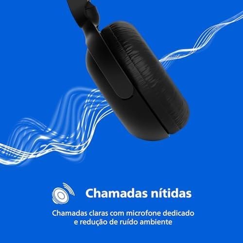 PHILIPS, Headphone Bluetooth, TAH2209, Até 25 horas de bateria, Preto PHILIPS, Headphone Bluetooth, TAH2209, Até 25 horas de bateria, Preto